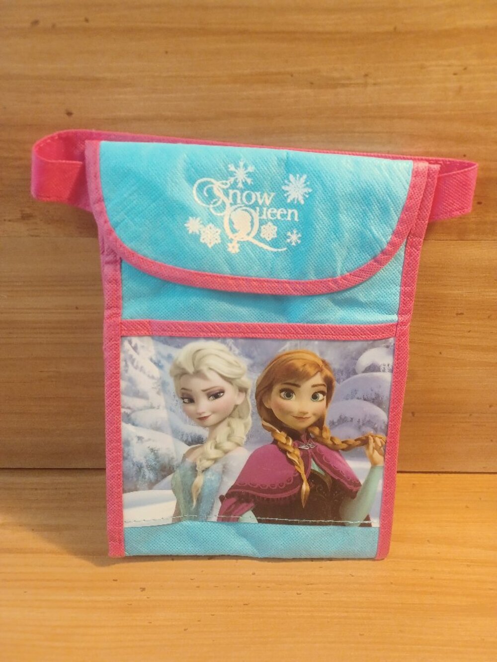 Frozen Girls Lunch Bag Disney Princess Ann & Elsa Insulted Lunch Bag Blue